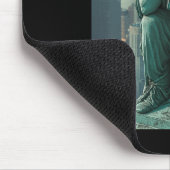 Frauenstatue von Liberty Facepalm V-Hals Mousepad (Ecke)