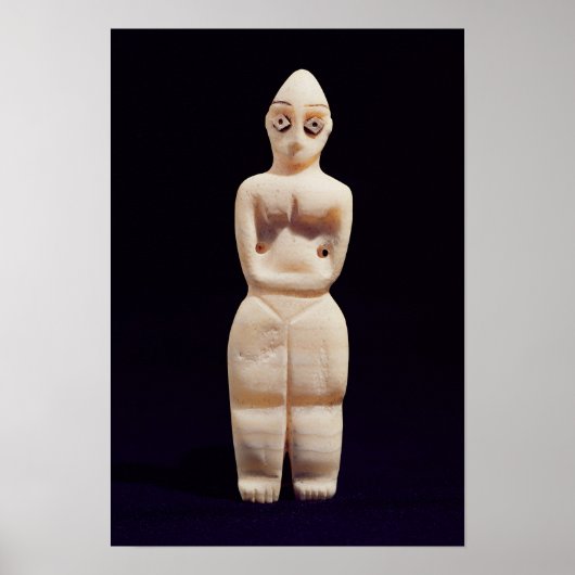 Frauenstatuette, Anfang 4. Jahrtausend v. Chr. Poster (Vorne)