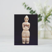 Frauenstatuette, Anfang 4. Jahrtausend v. Chr. Postkarte (Stehend Vorderseite)