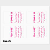 Frauensticker Rechteckiger Aufkleber (Blatt)