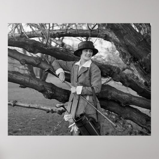 Frauenstil in der Golftasche: Anfang der 1900er Poster (Vorne)