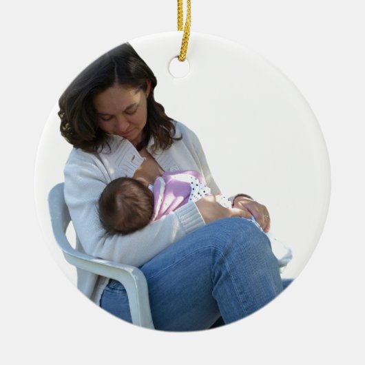 Frauenstillen Keramikornament (Vorne)