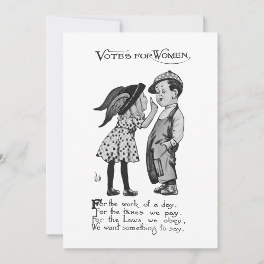 Frauenstimmen Einladung (Vorderseite)