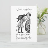 Frauenstimmen Einladung (Stehend Vorderseite)