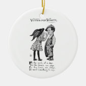 Frauenstimmen Keramik Ornament (Vorne)