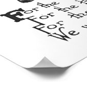 Frauenstimmen Poster (Ecke)