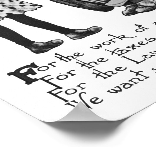 Frauenstimmen Poster (Ecke)