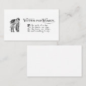 Frauenstimmen Visitenkarte (Vorne/Hinten)