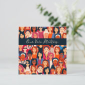 Frauenstimmrechte leeren Inside Card (Stehend Vorderseite)