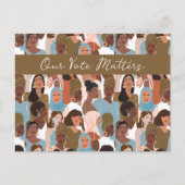 Frauenstimmrechte leeren Inside Card Postkarte (Vorderseite)