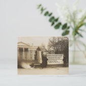 Frauensuffragette Bonfire in Washington D.C. Postkarte (Stehend Vorderseite)