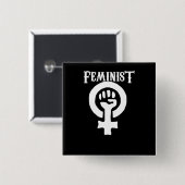 Frauensymbol Button (Vorne & Hinten)