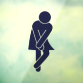 Frauensymbol Fensteraufkleber (Blatt 3)