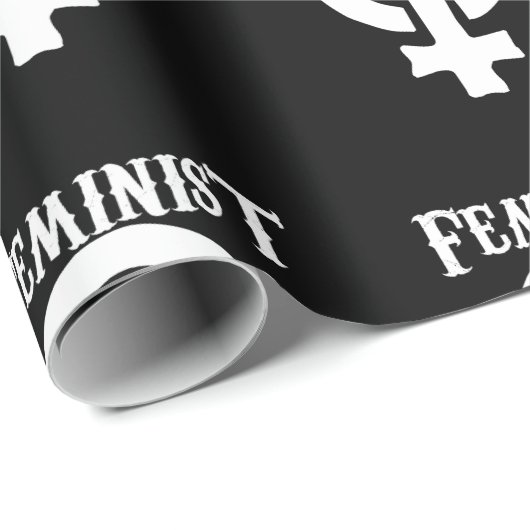 Frauensymbol Geschenkpapier (Rolleneckpunkt)