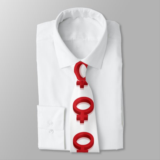 FRAUENSYMBOL KRAWATTE (Gebunden)