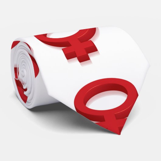 FRAUENSYMBOL KRAWATTE (Gerollt)