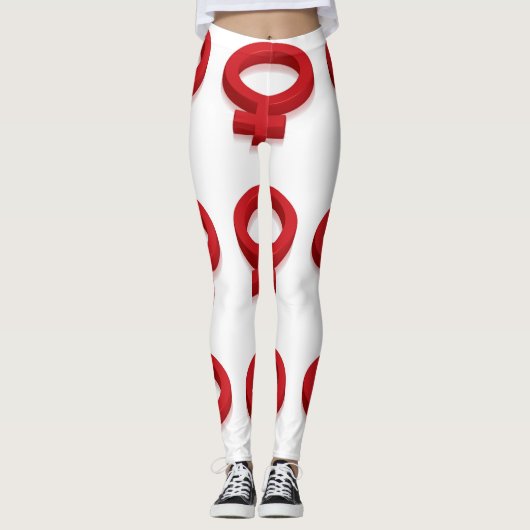 Frauensymbol Leggings (Vorderseite)