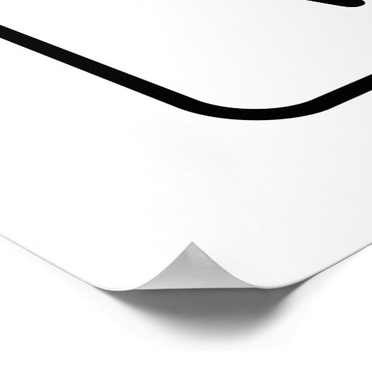 Frauensymbol Poster (Ecke)