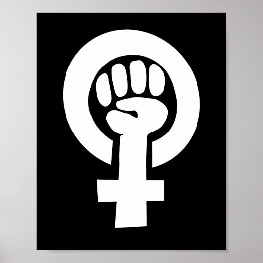 Frauensymbol Poster (Vorne)
