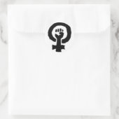 Frauensymbol Runder Aufkleber (Tasche)