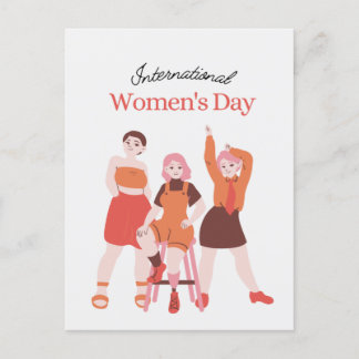Frauentag Ankündigungspostkarte