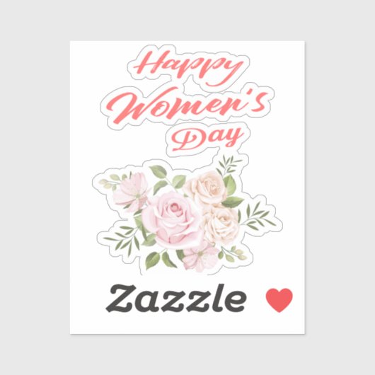 Frauentag Aufkleber (Blatt)