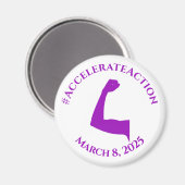 Frauentag beschleunigen 2025 magnet (Vorderseite/Rückseite)