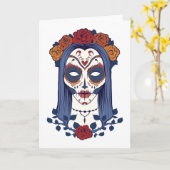 Frauentag der Toten Karte (Gelbe Blume)