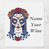 Frauentag der Toten Weinetikett (Einzelnes Label)