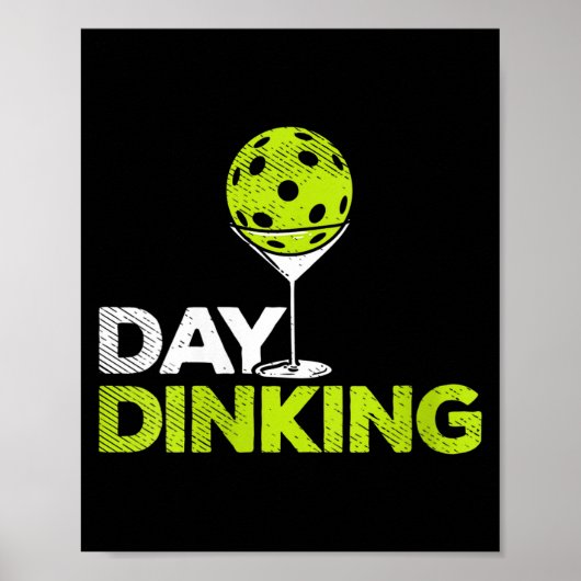 Frauentag Dinking Pickleball lustiger Pickle Ball Poster (Vorne)