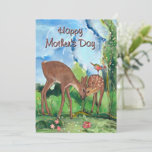 Frauentag Feiertagskarte (Stehend Vorderseite)