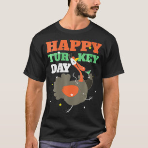 Frauentag Funny Erntedank Tag Glücklich Türkei Tag T-Shirt