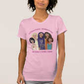 Frauentag | Girl-Power pink T-Shirt (Vorderseite)