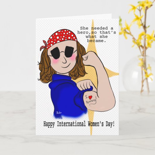 Frauentag Karte (Gelbe Blume)