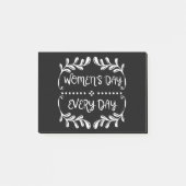 Frauentag Post-it Klebezettel (Vorderseite)
