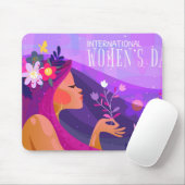 Frauentag, Power und Ermächtigung Mousepad (Mit Mouse)