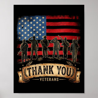 Frauentag-Shirt für Veteranen dank Veteranen stolz Poster
