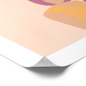 Frauentag Thema niedliches Design Poster (Ecke)