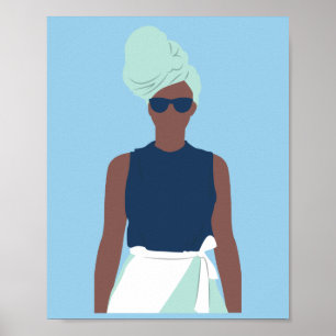 Frauentag Thema süßes Design Poster