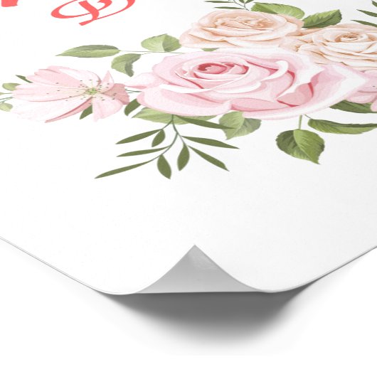 Frauentag vertikal poster (Ecke)