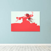 Frauentanz Leinwanddruck (Insitu (Holzboden))