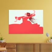 Frauentanz Leinwanddruck (Insitu (Wohnzimmer))