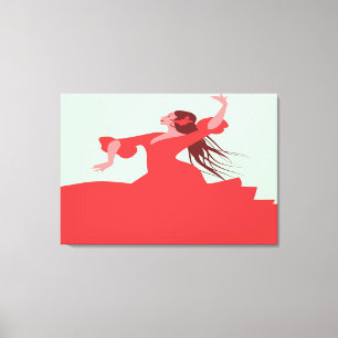 Frauentanz Leinwanddruck