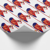 Frauentänzerin Geschenkpapier (Ecke)