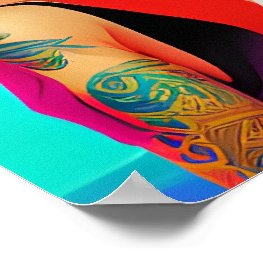 Frauentätowierung zwei poster (Ecke)