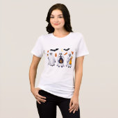 Frauentrick Tshirt weiß (Vorderseite voll)