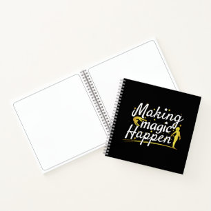 Frauenturmpolitik zum Zauberspruch Notizblock