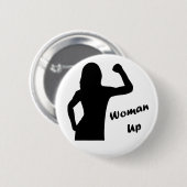 Frauenup - Feminist-Button-Schaltfläche Button (Vorne & Hinten)