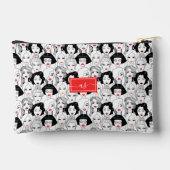 Frauenvölker mit Mit Monogramm Initialen der Roten Zubehörtasche (Rückseite)