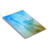 Frauenvolleyball am Strand Notizblock (Rechte Seite)